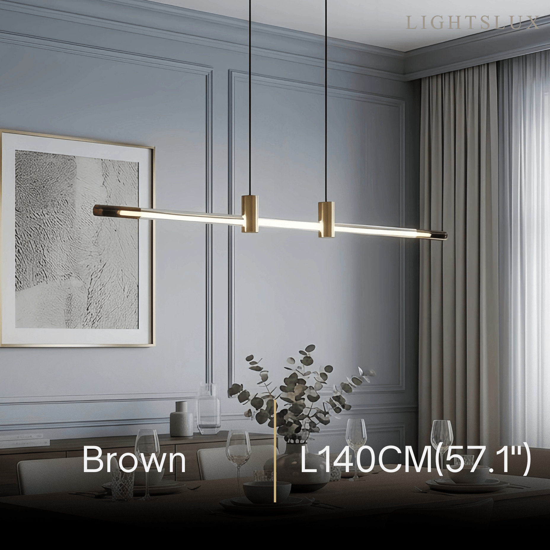 Arcato Modern Metal & Acrylic Pendant Light
