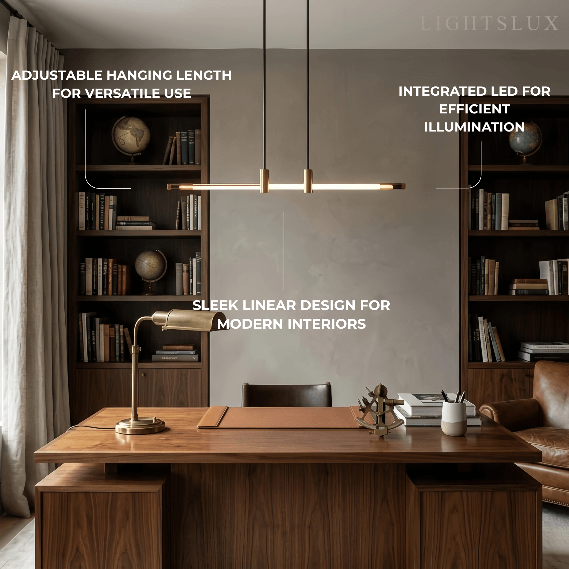 Arcato Modern Metal & Acrylic Pendant Light