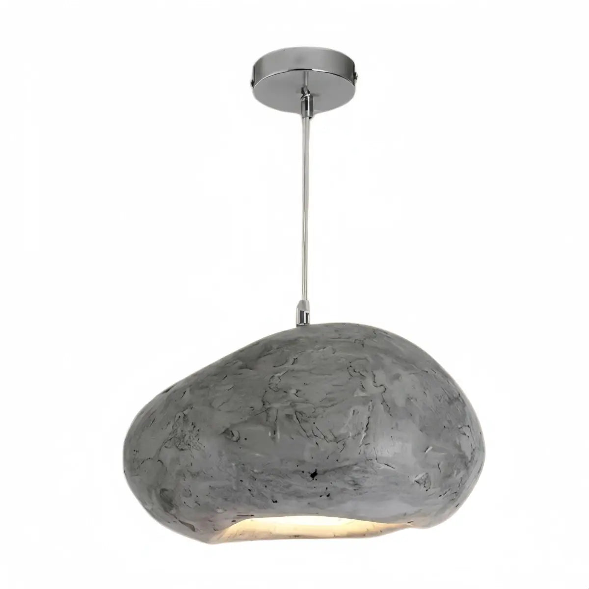 Morandia Art Deco Blue Pendant Light – Resin Bread-Shaped Design for Dining Room