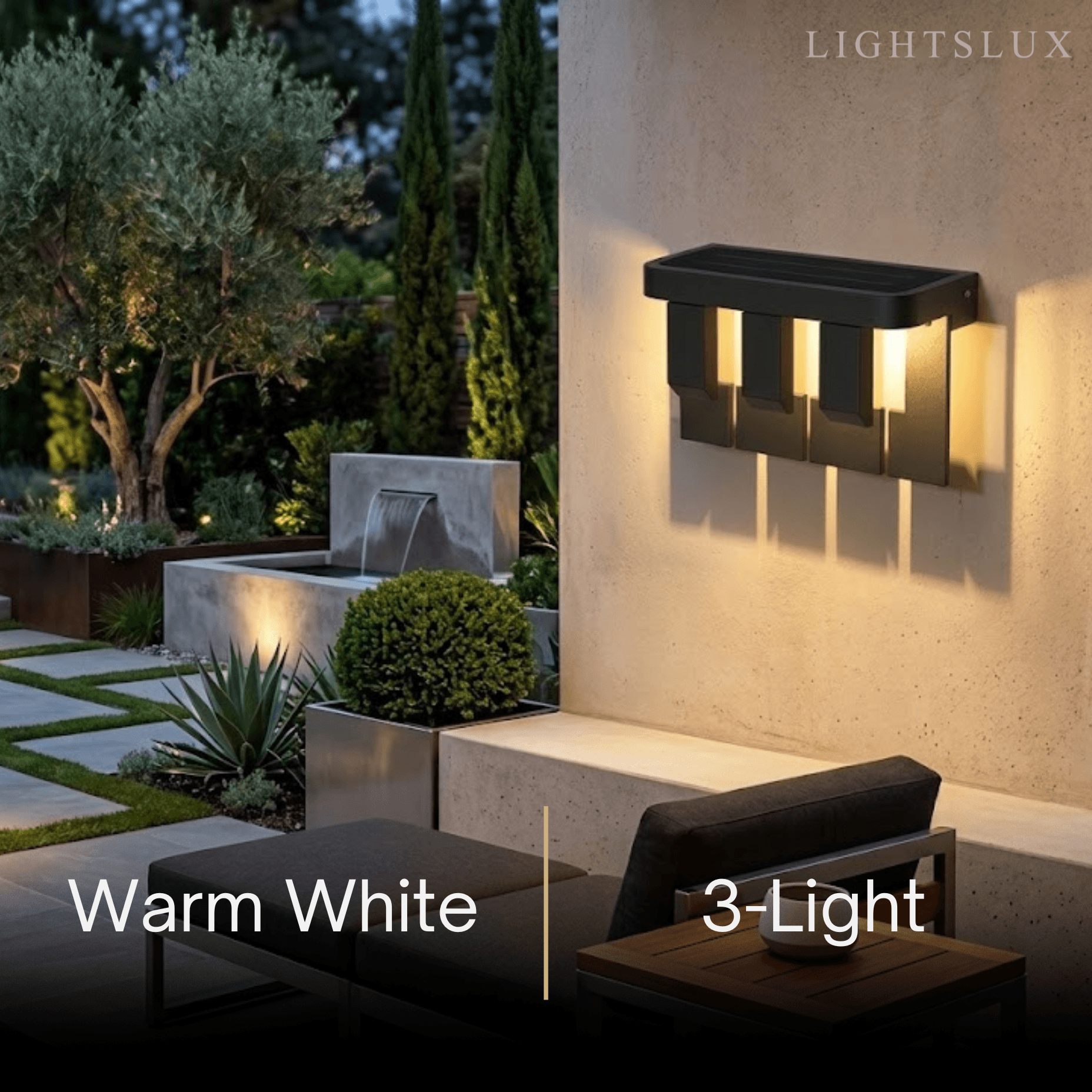 Irondale Modern Geometric Outdoor Wall Lamp