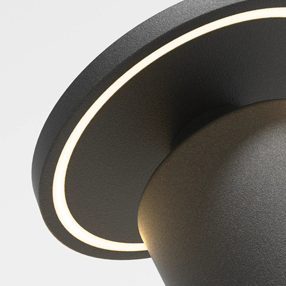 Modern Black Solar Outdoor Pathway Lamp