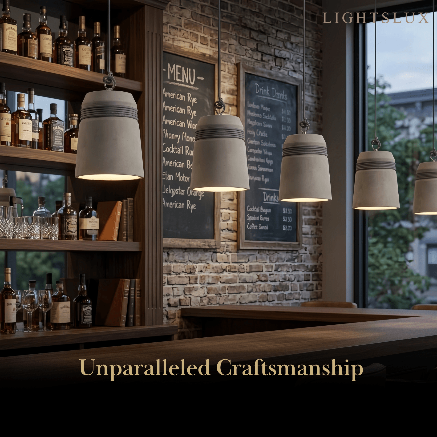 Irondale Industrial Grey Cement Pendant Light