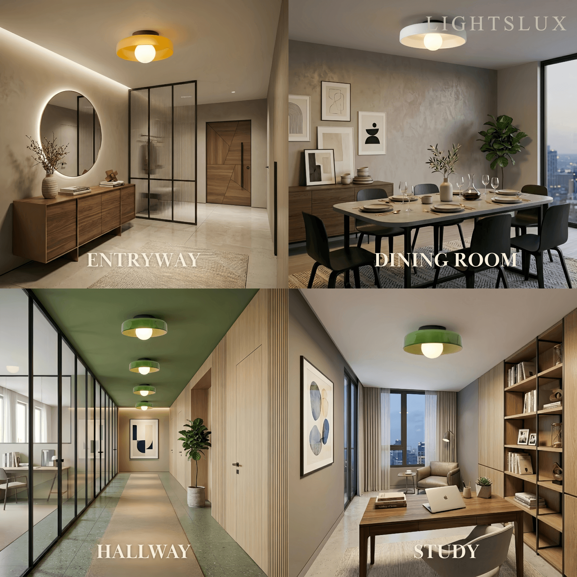 Modern_Round_Ceiling_Light_Orange