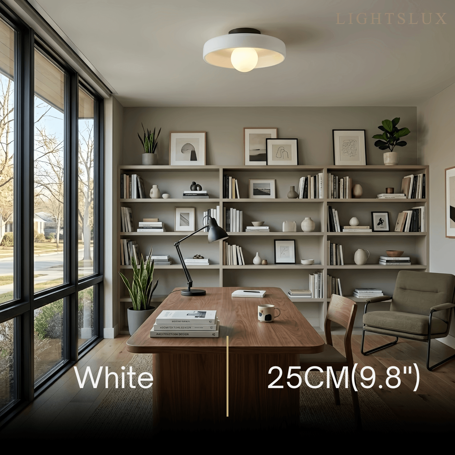 Modern_Round_Ceiling_Light_Orange