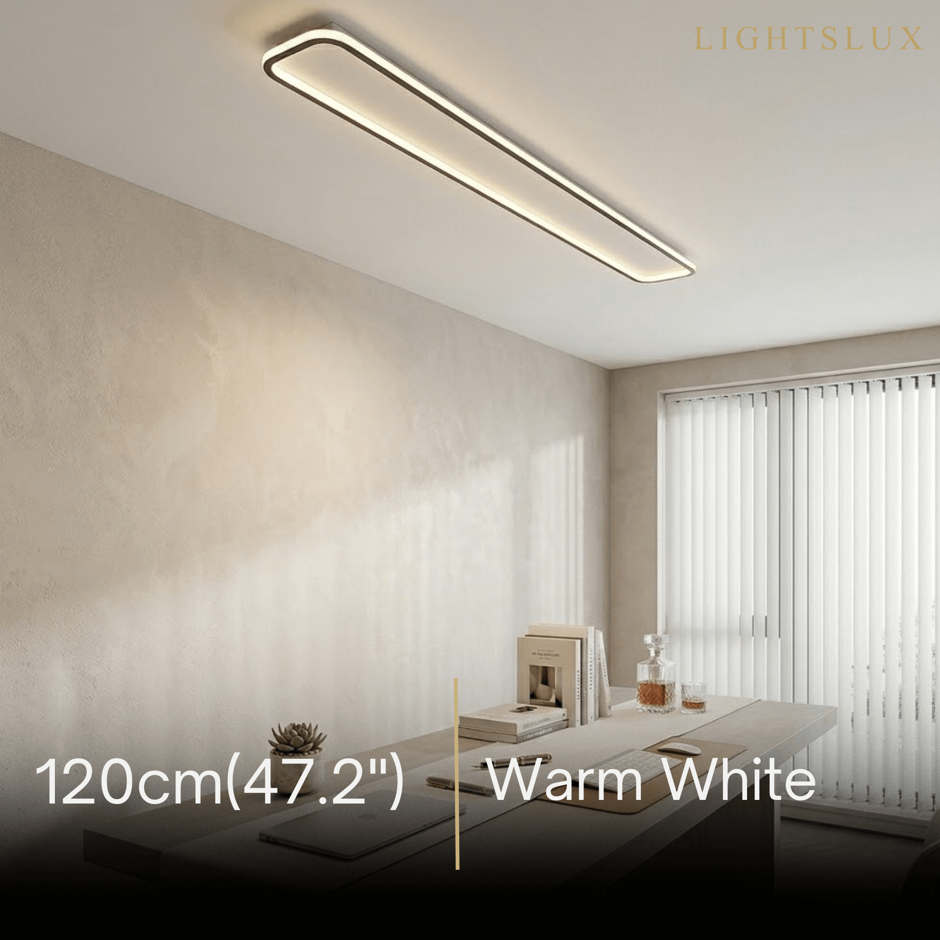 Arcato Modern LED Ceiling Light – Metal/Silica Gel Fixture for Living Room