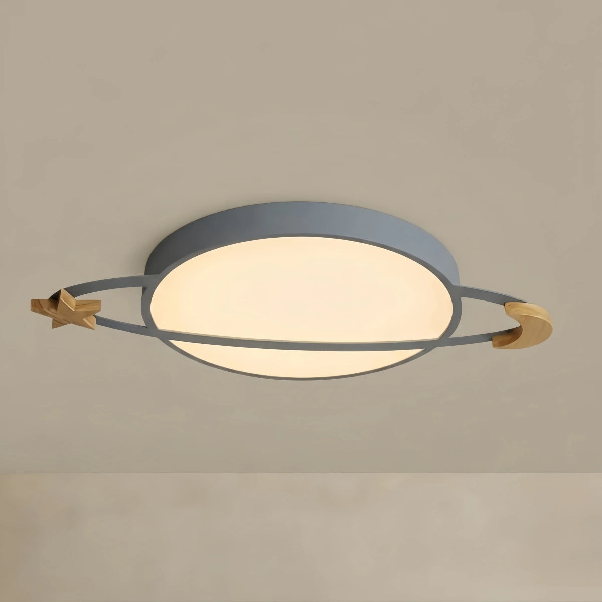 Vivara Modern Ceiling Light - Dimmable Grey/White/Green for Bedroom