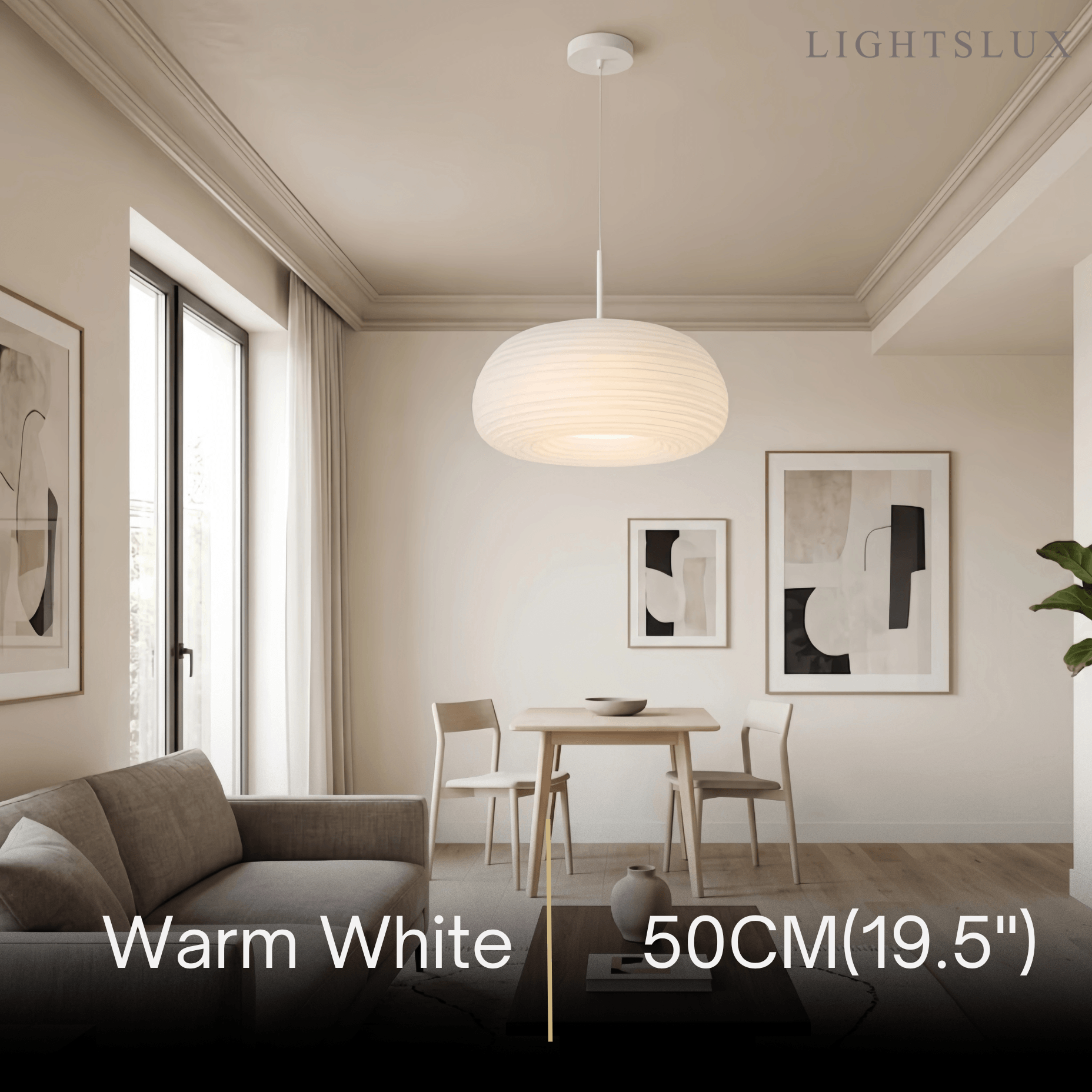 Crema Modern Cloud Pendant Light