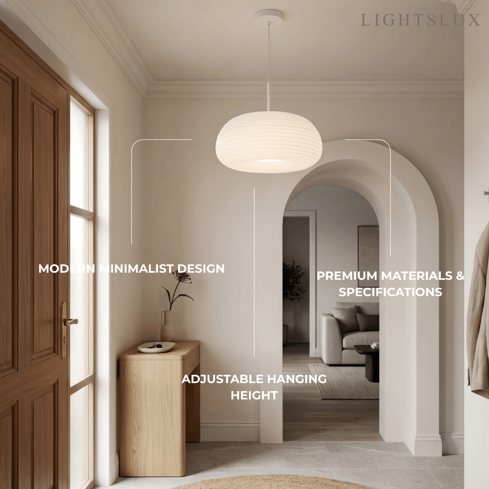 Crema Modern Cloud Pendant Light