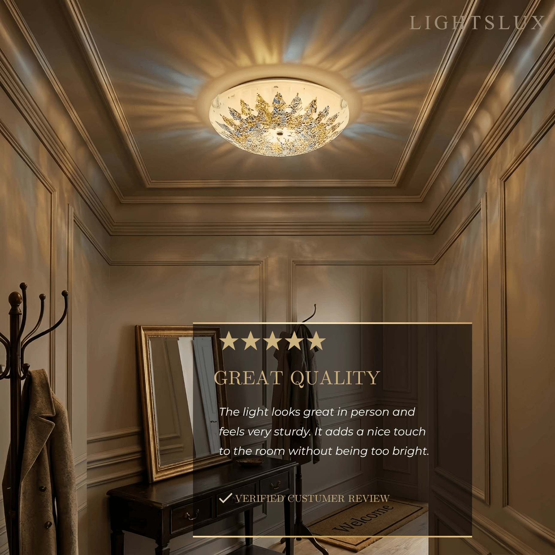 Mahara Mid-Century Ceiling Light