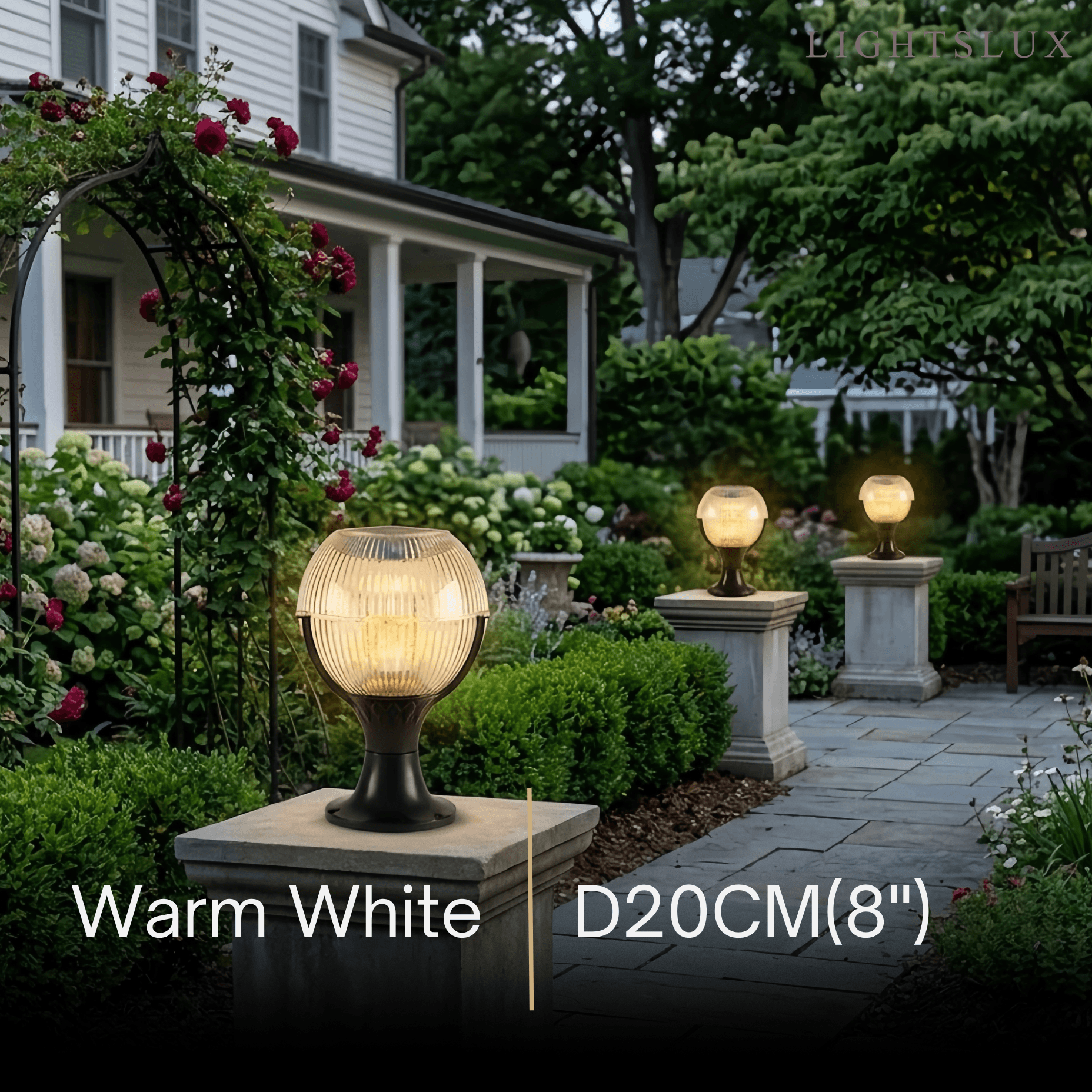 Lunara Modern Outdoor Pillar Lights