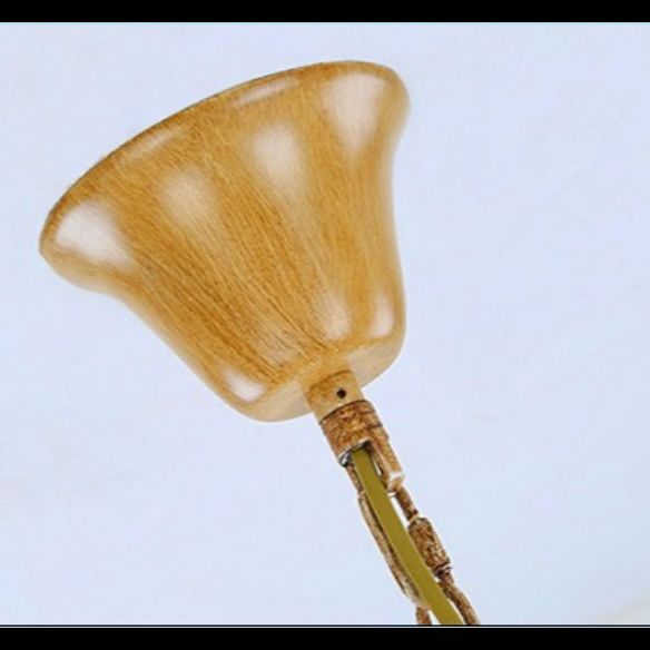 Vinatge Easter Brown Chandelier Resin Candle Shaped for Dining Room