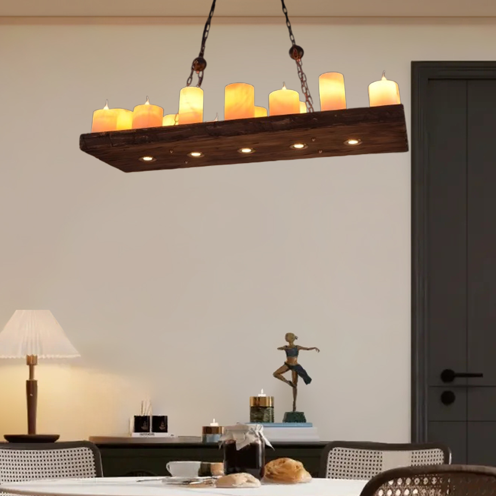Candle Style Pendant Light – 8/12/16 Lights for Dining Room