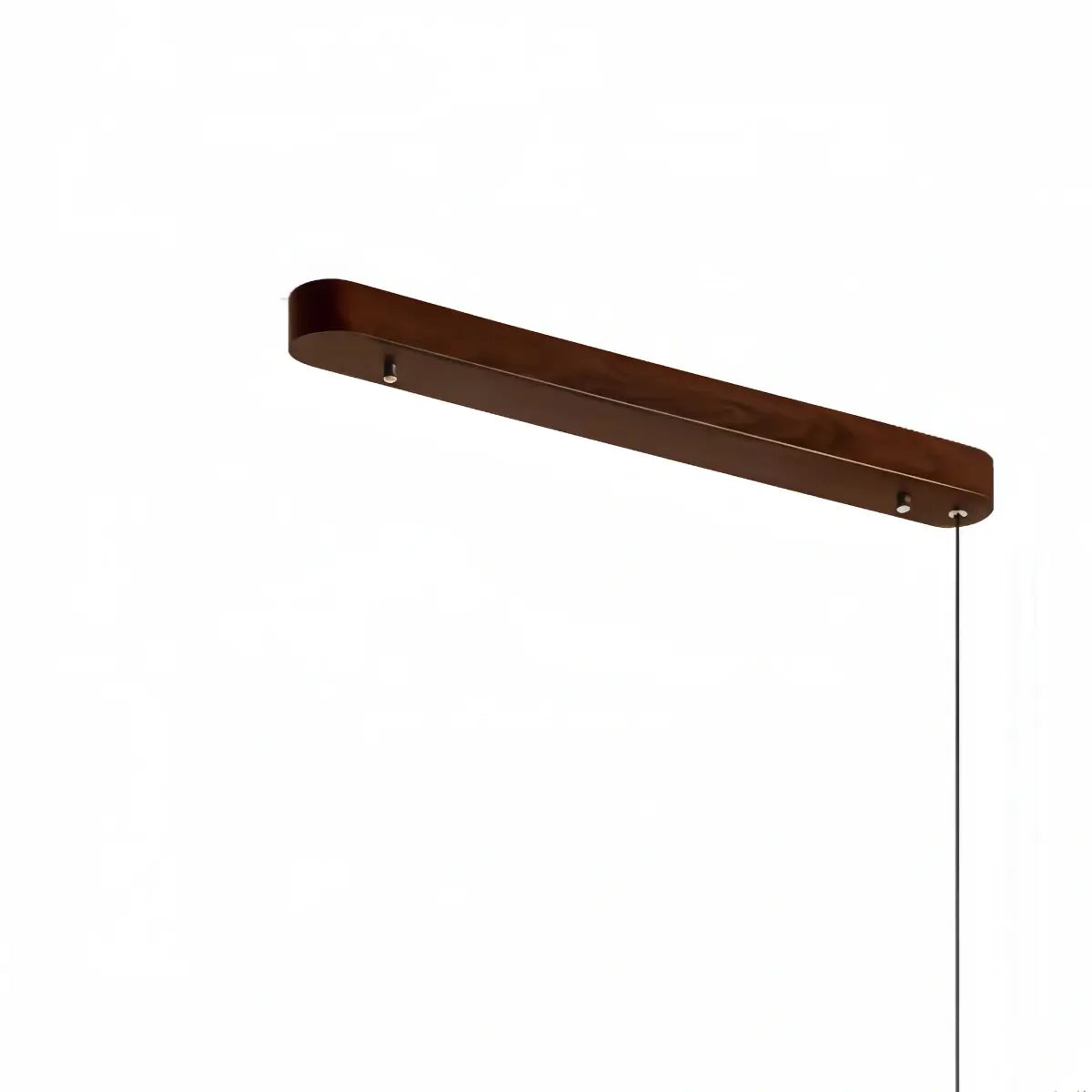 Vetro Retro Linear Glass Pendant Light -- White Or Clear for Dining Room Detail
