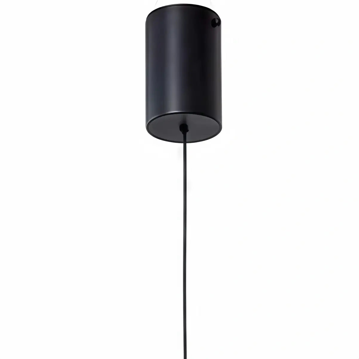 Lunara Modern Pendant Light – Acrylic Globe & Carbon Steel Detail