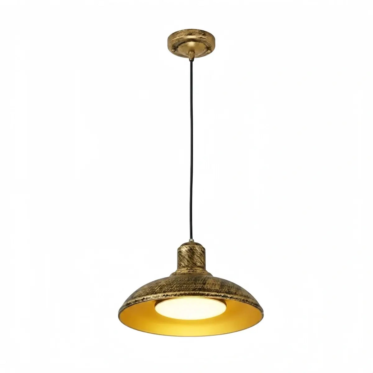 Irondale Industrial Waterproof Pendant Light Brass Iron for Outdoor Wall