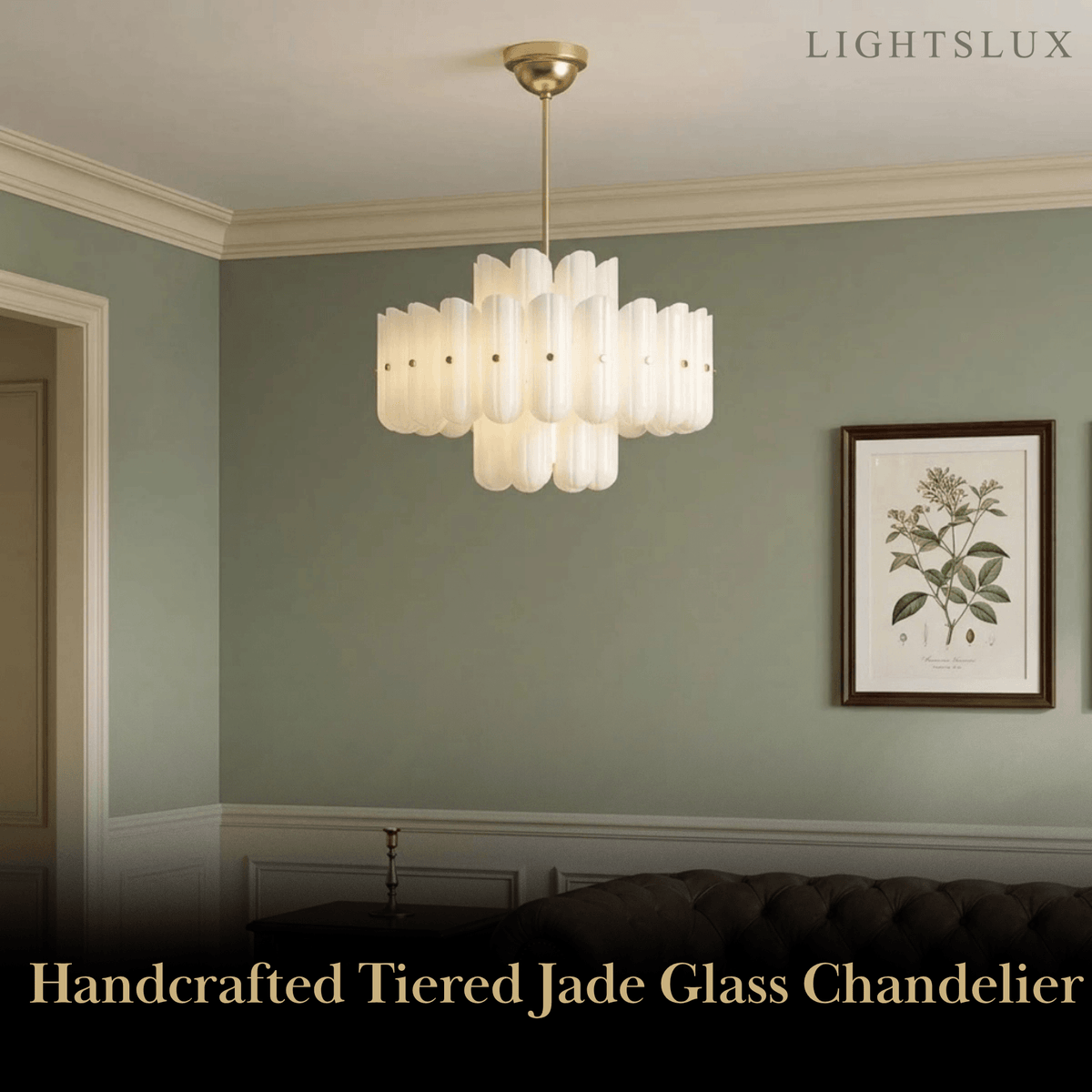 Velora Modern Chandelier - ABS with Built-in LED - Off-white