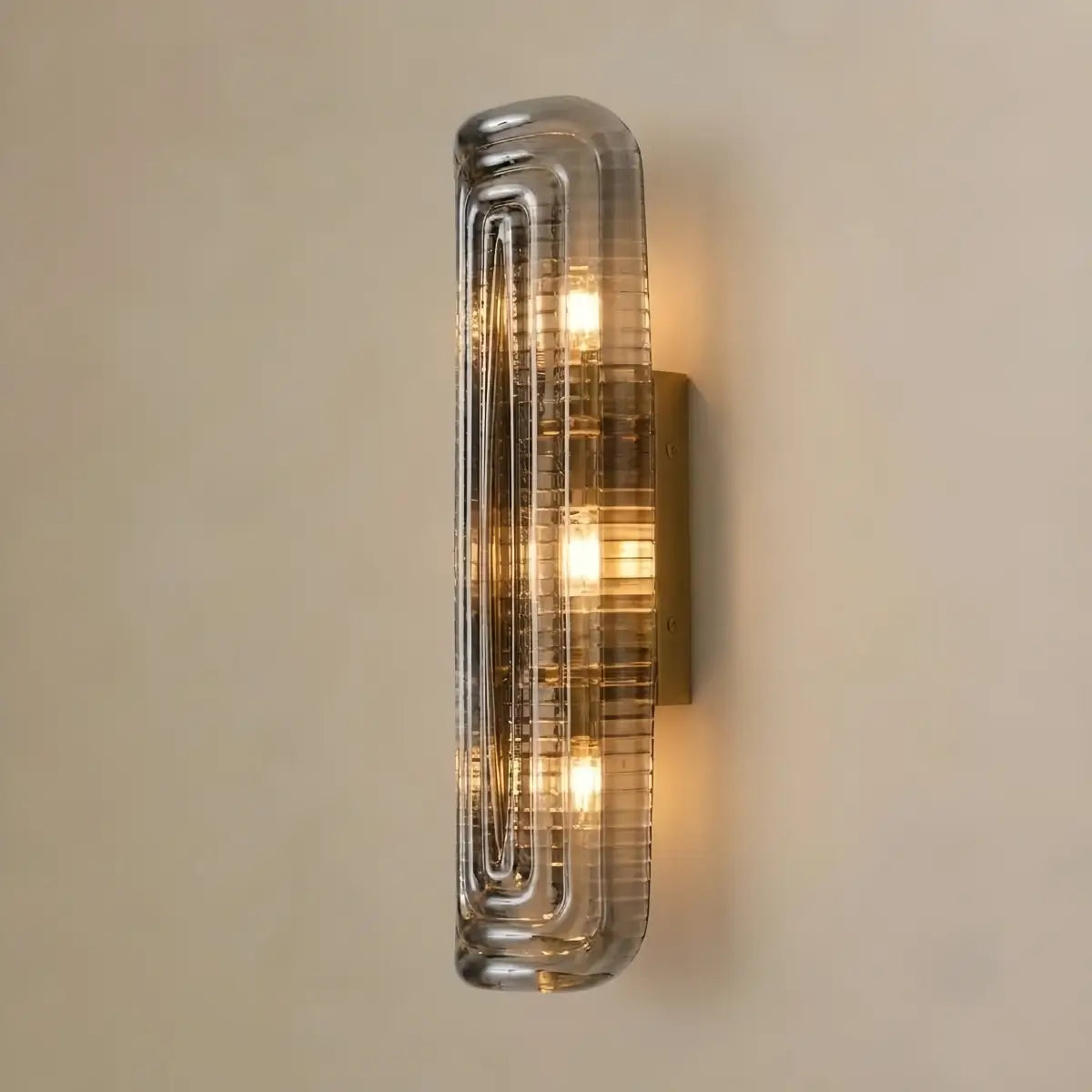 Prisma Modern Wall Lamp – Glass Copper Iron01
