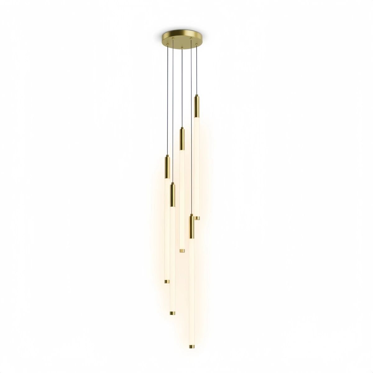 Nebula Multi-Tier Modern Chandelier - Waterfall Design for Staircases & High Ceilings