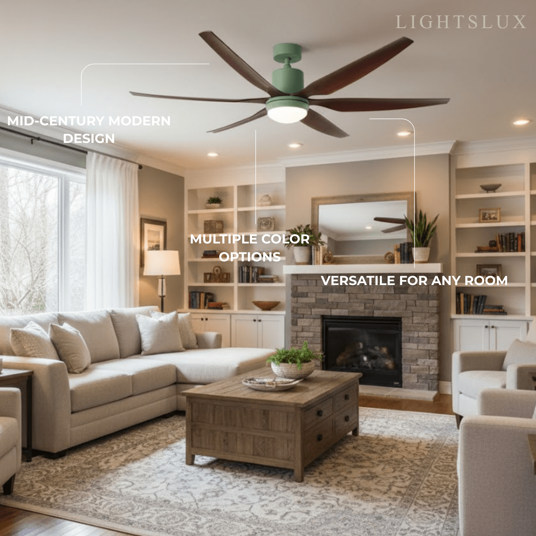 Morandia Modern Ceiling Fan Light