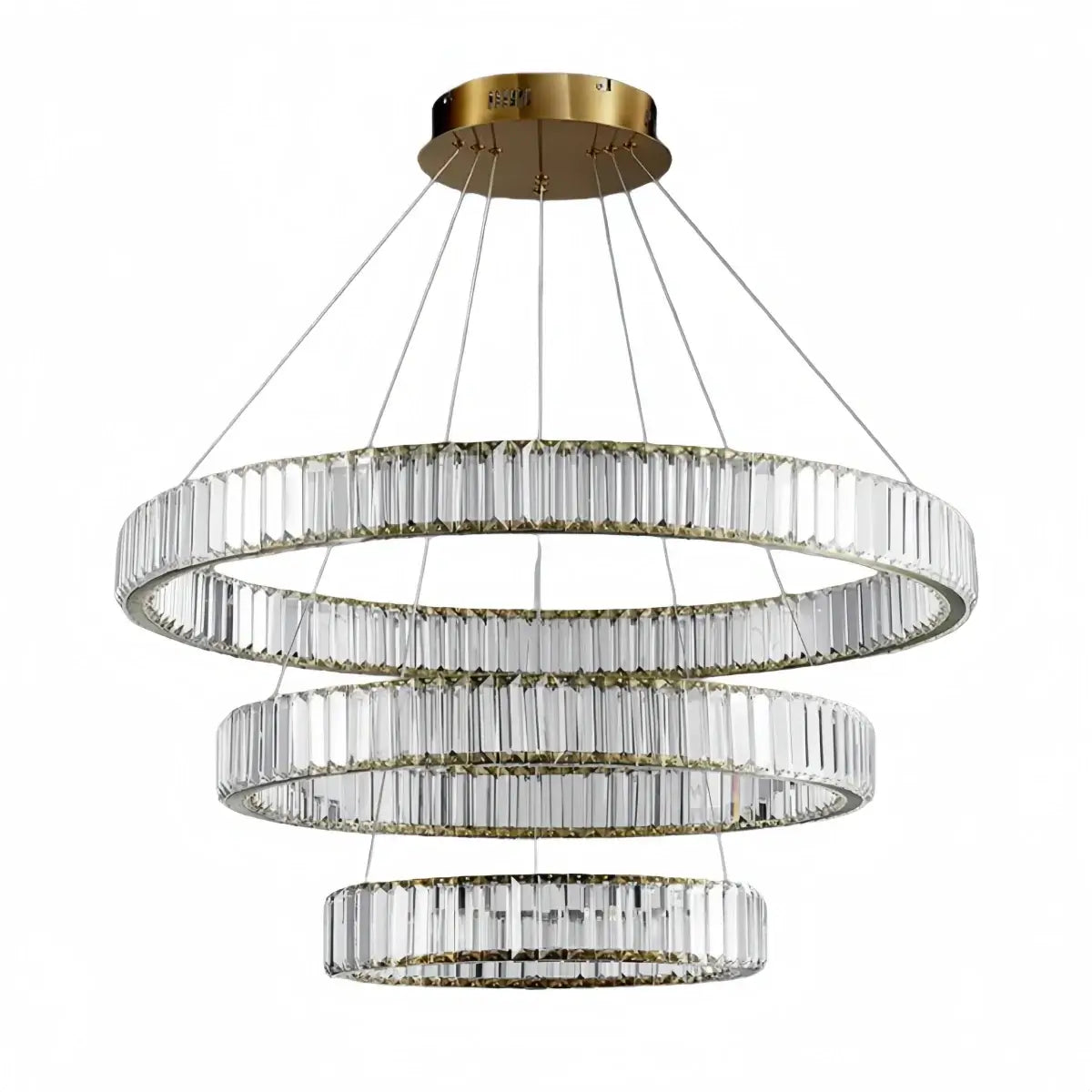 Modern Interlaced Ring Pendant Light
