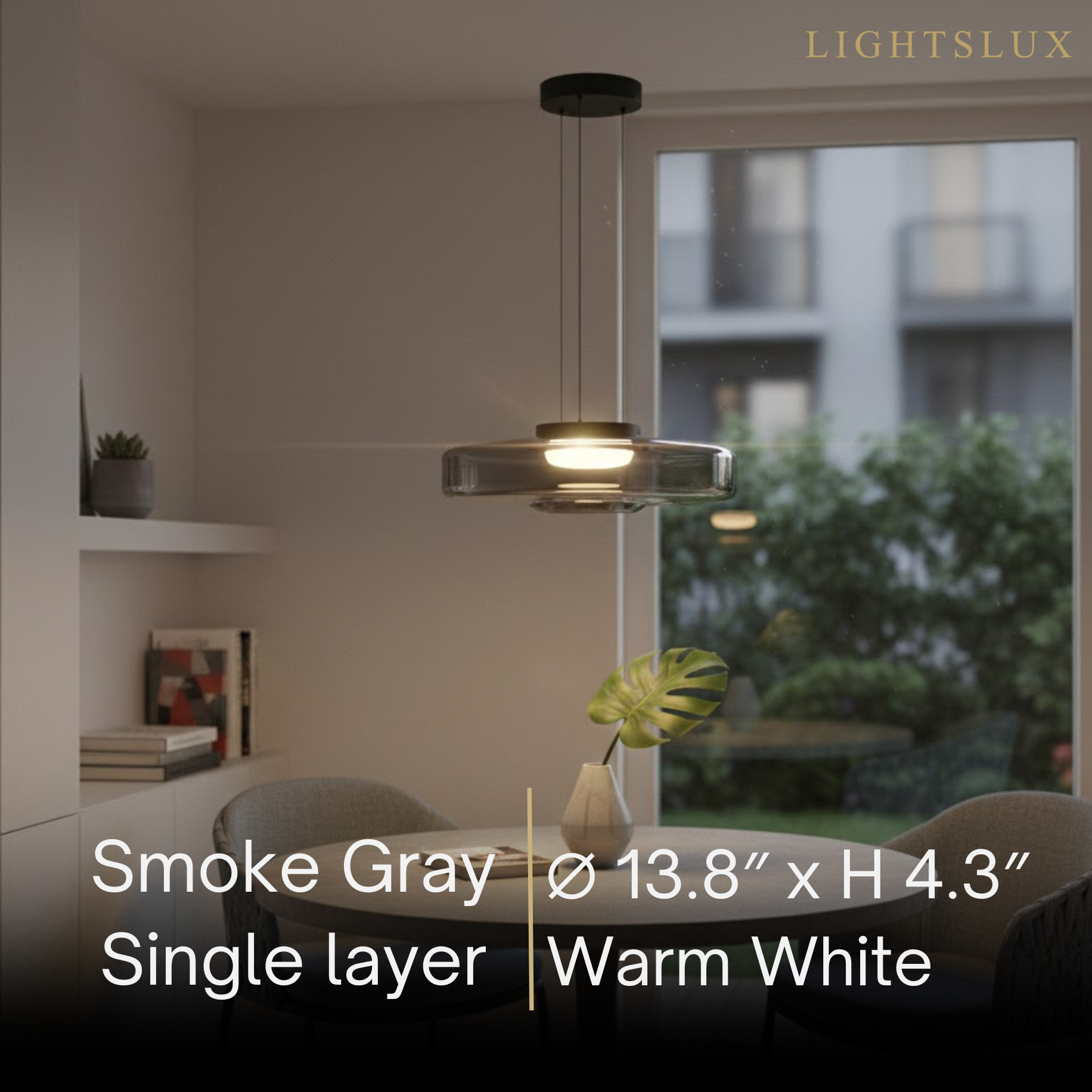 Modern Glass Pendant Light