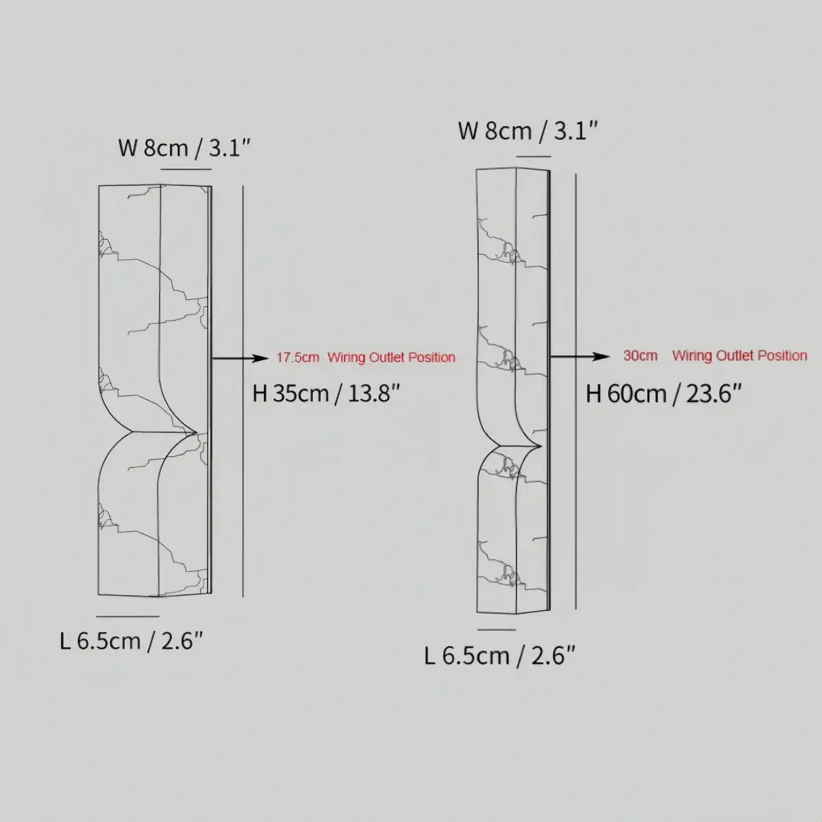 Modern Alabaster Wall Sconce – LED Stone Wall Light