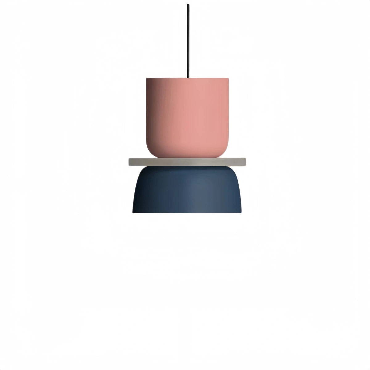 Morandia Art Deco Contrast Color Pendant Light - Metal Design for Dining Room