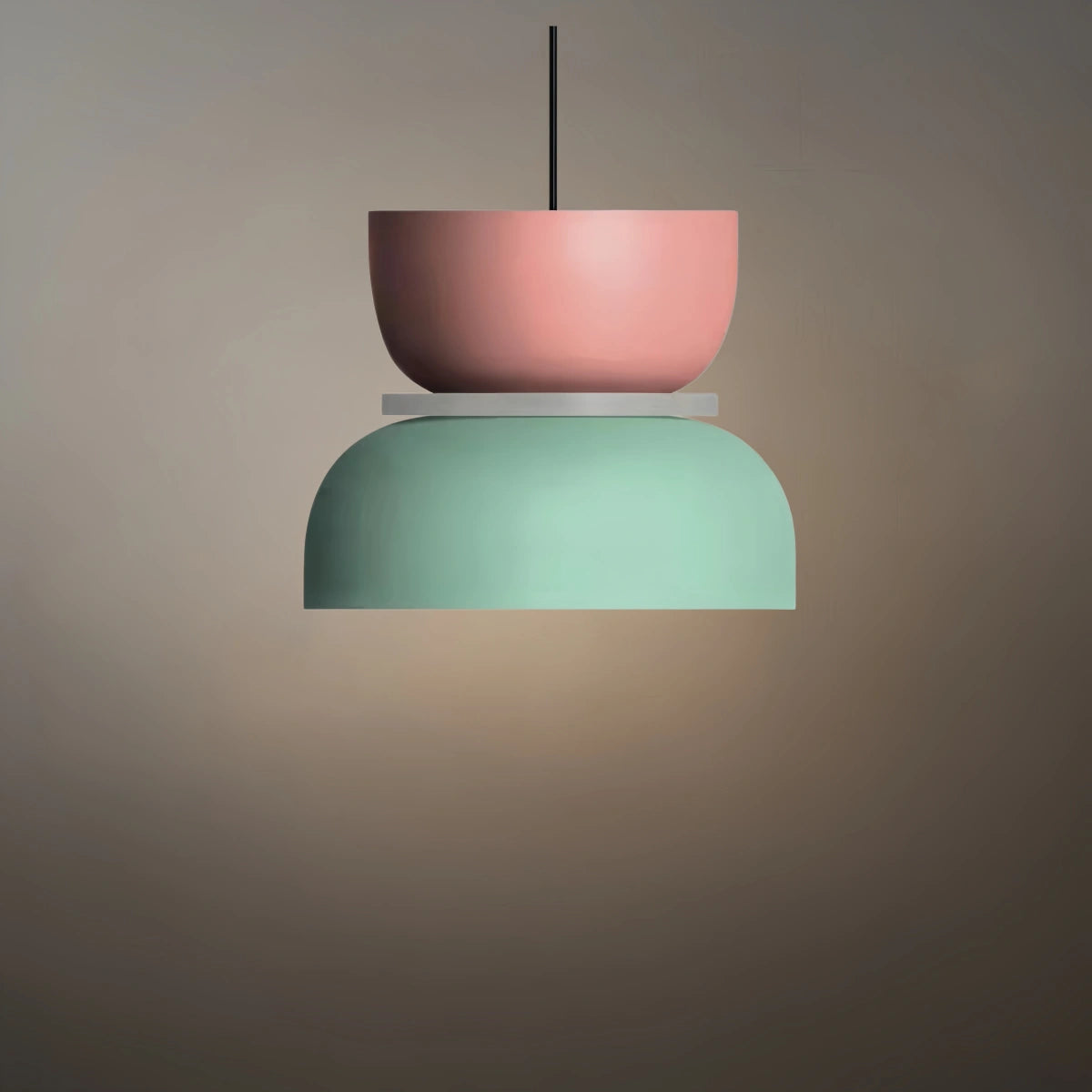 Morandia Art Deco Contrast Color Pendant Light - Metal Design for Dining Room