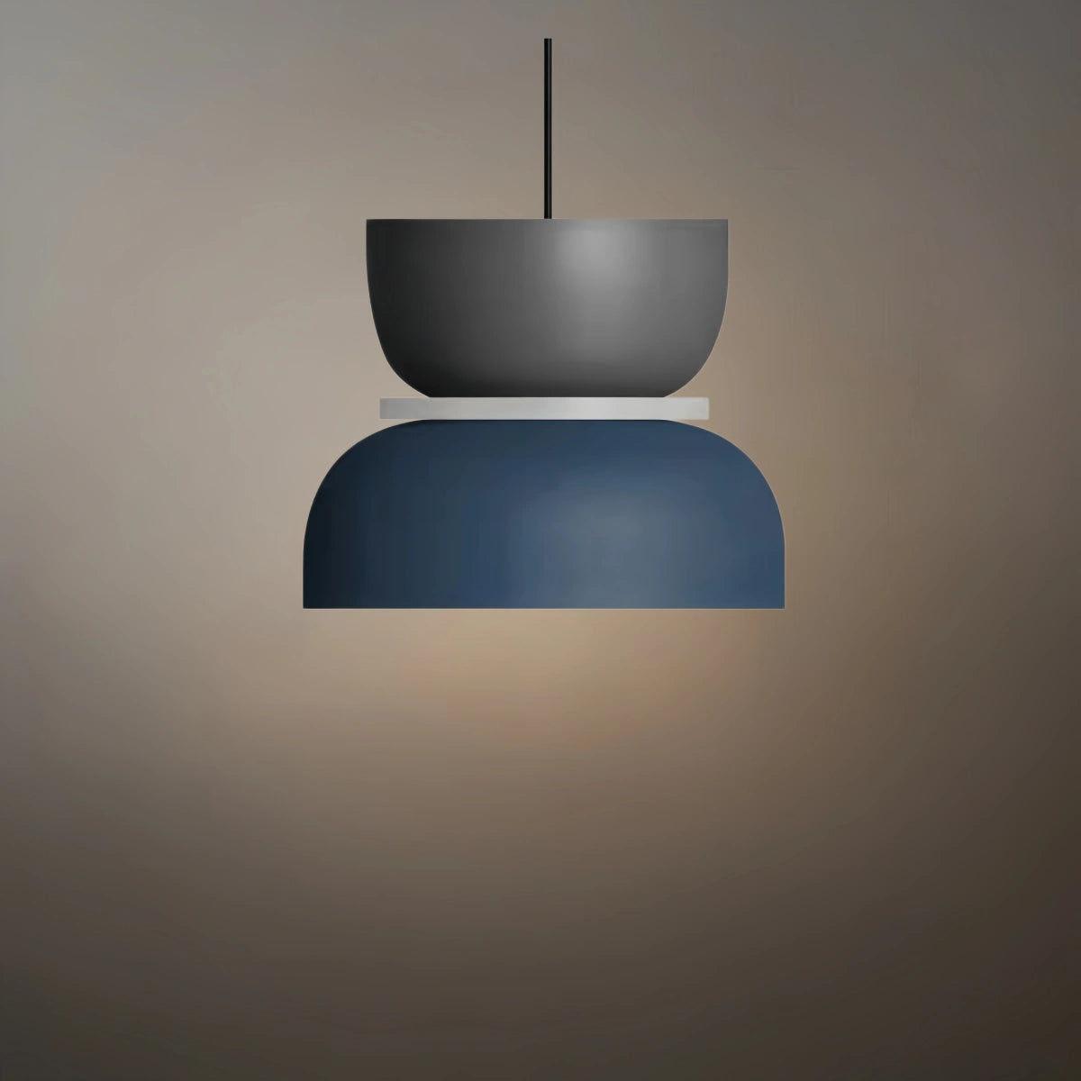 Morandia Art Deco Contrast Color Pendant Light - Metal Design for Dining Room
