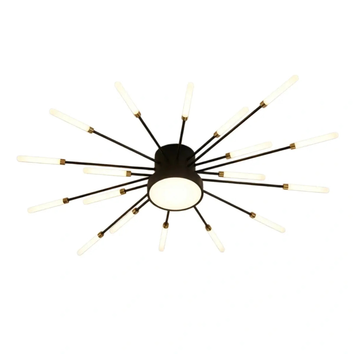 Nebula Modern Firework Ceiling Light – Gold/Black for Bedroom Dining Room Living Room