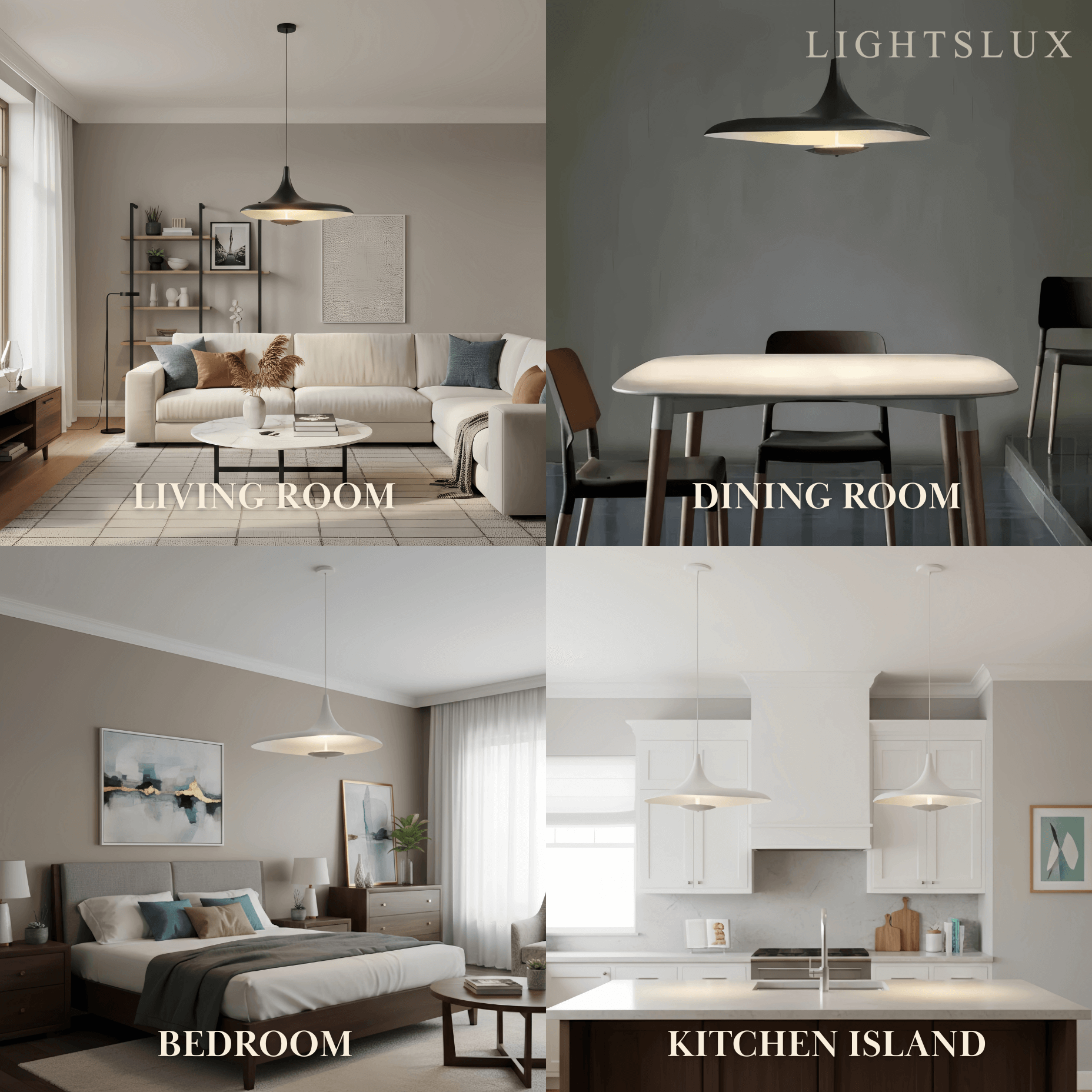Stellar Modern Hooded Pendant Light