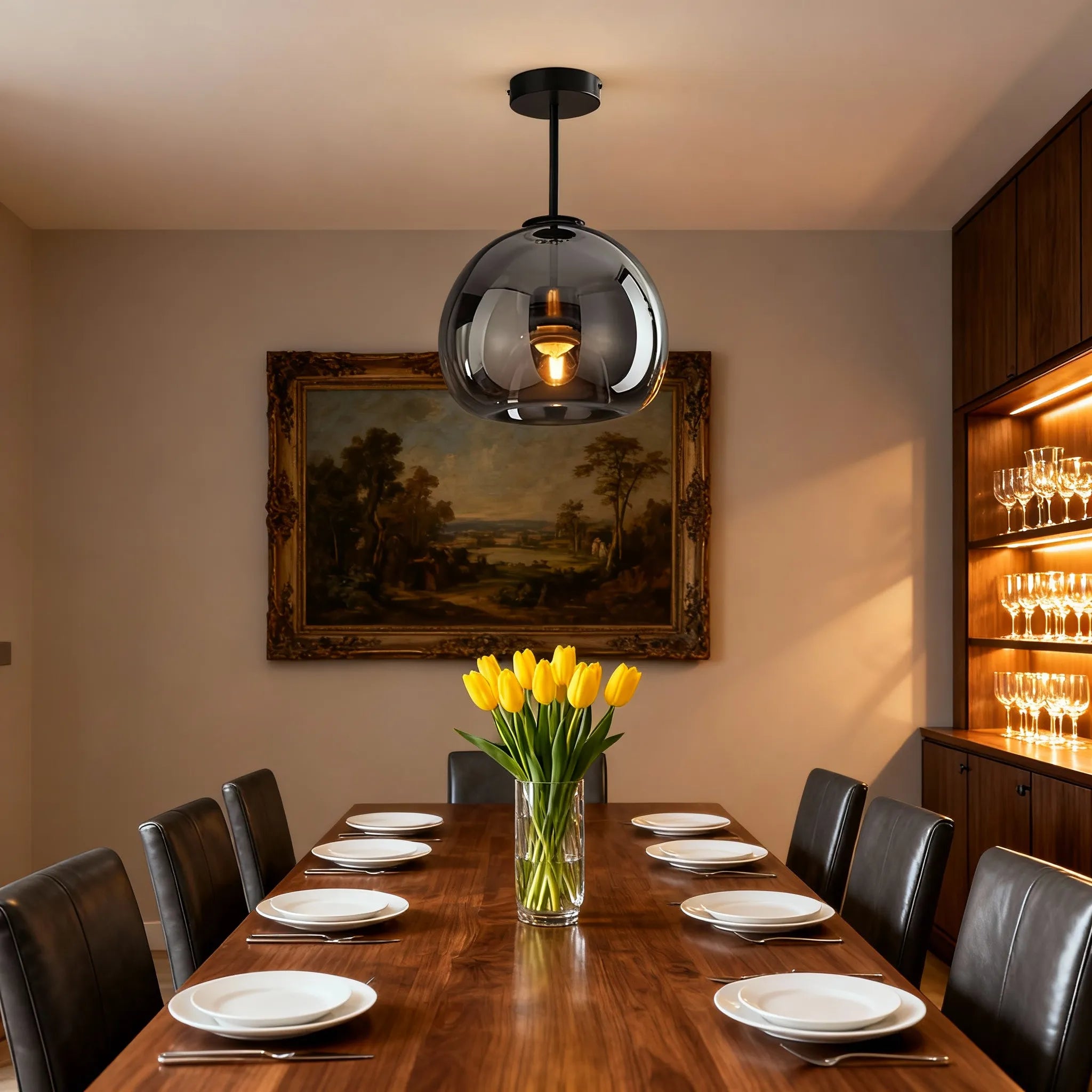 Modern Globe LED Pendant Light