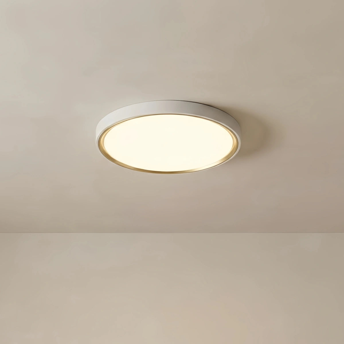 Embrace Modern Gray Ceiling Light – Metal Frame Square/Round for Bedroom