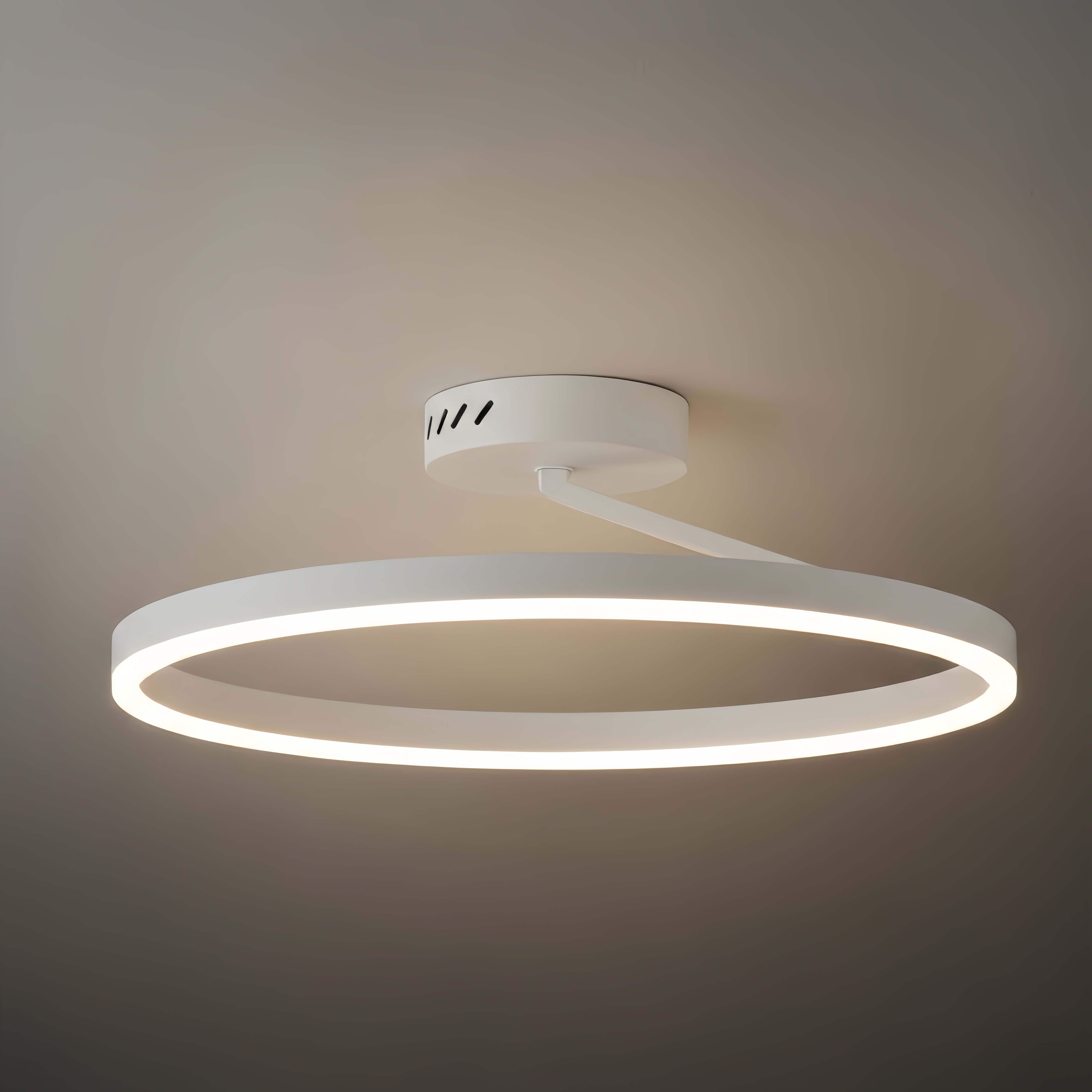 Flush Mount Ceiling Light – Black/White for Bedroom