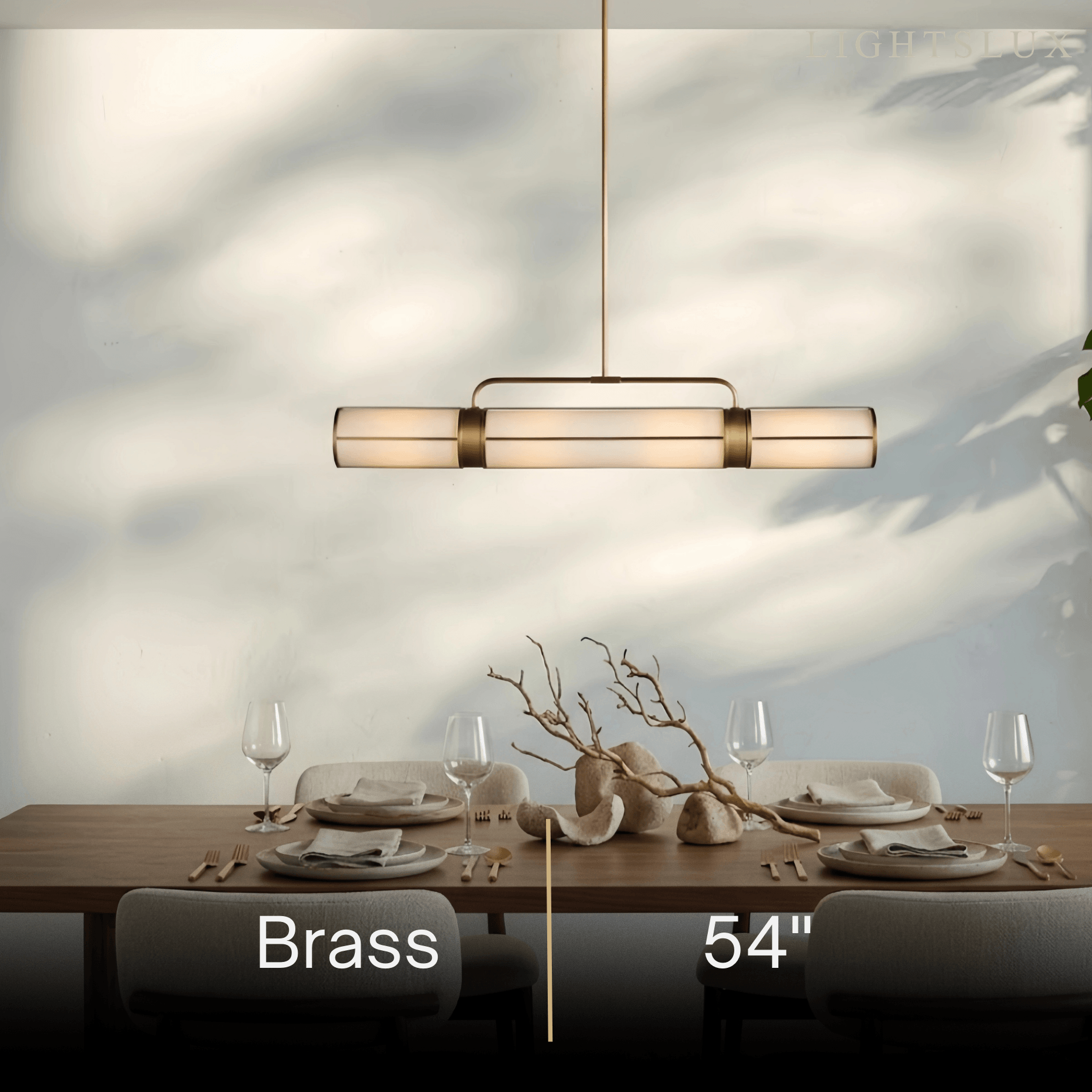 Modern Industrial Linear Pendant Light