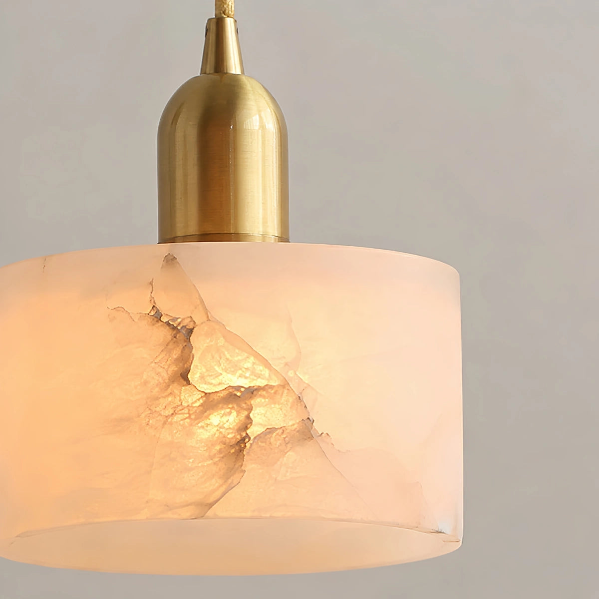 Modern Alabaster Pendant Light