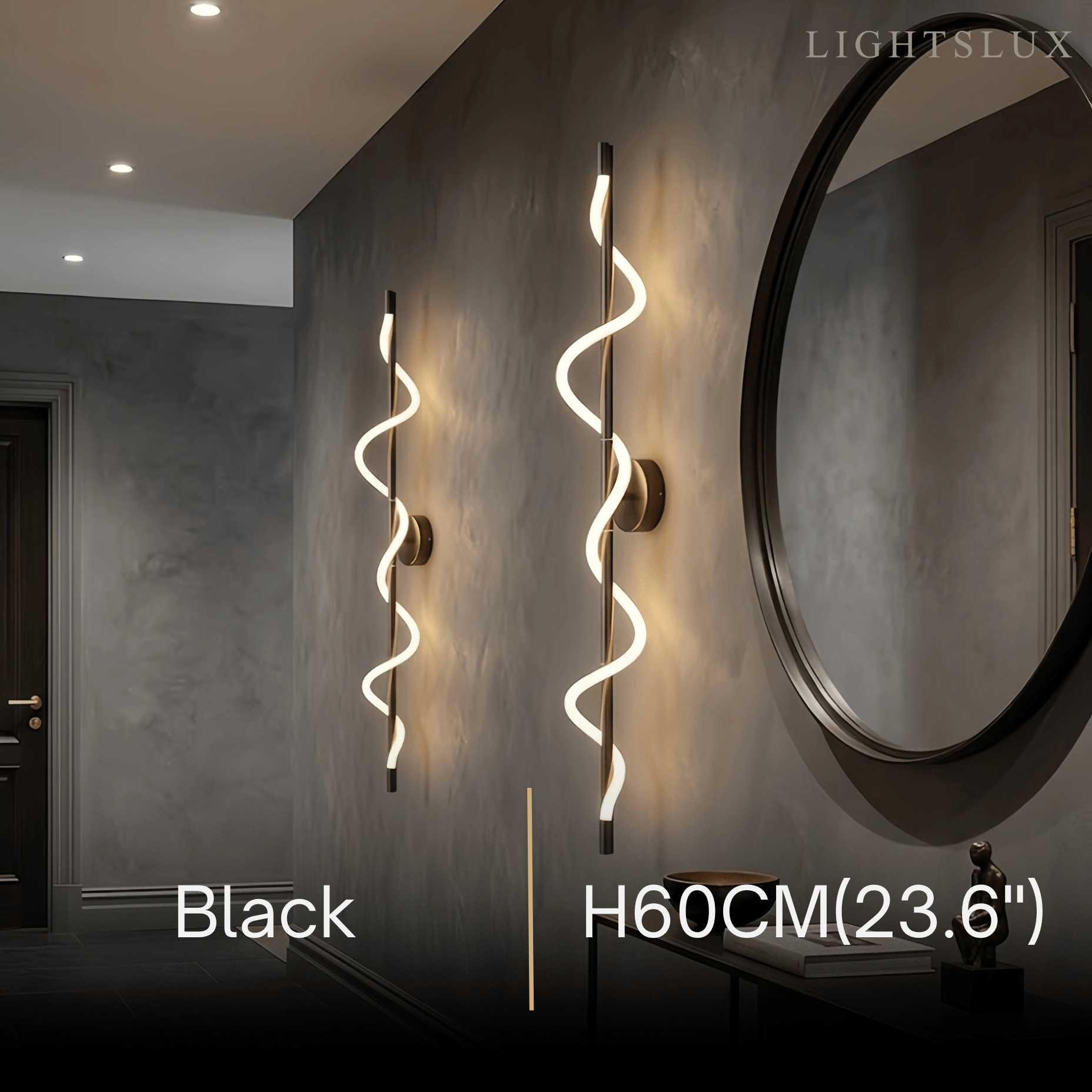 Minimalist Wall Lamp — Rope & Brass with Dimmable Function for Bedroom Living Room