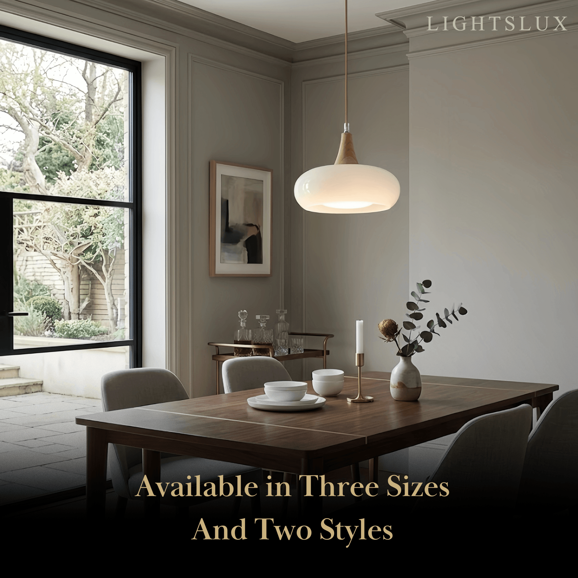 Modern Glass Pendant Light