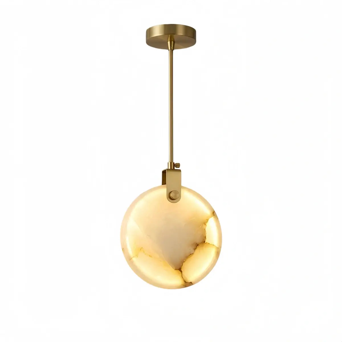 Modern Alabaster Pendant Light