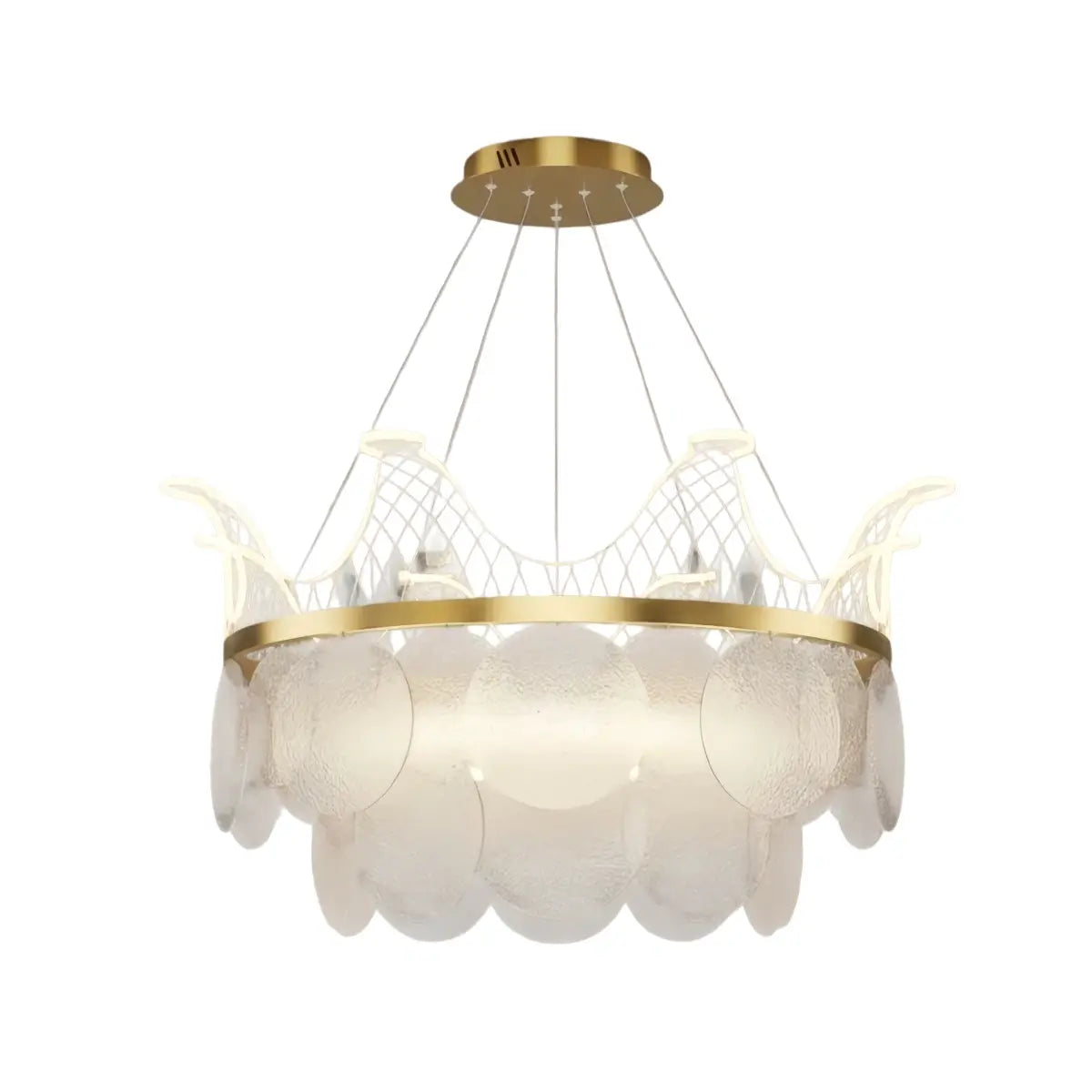 Modern Gold Chandelier