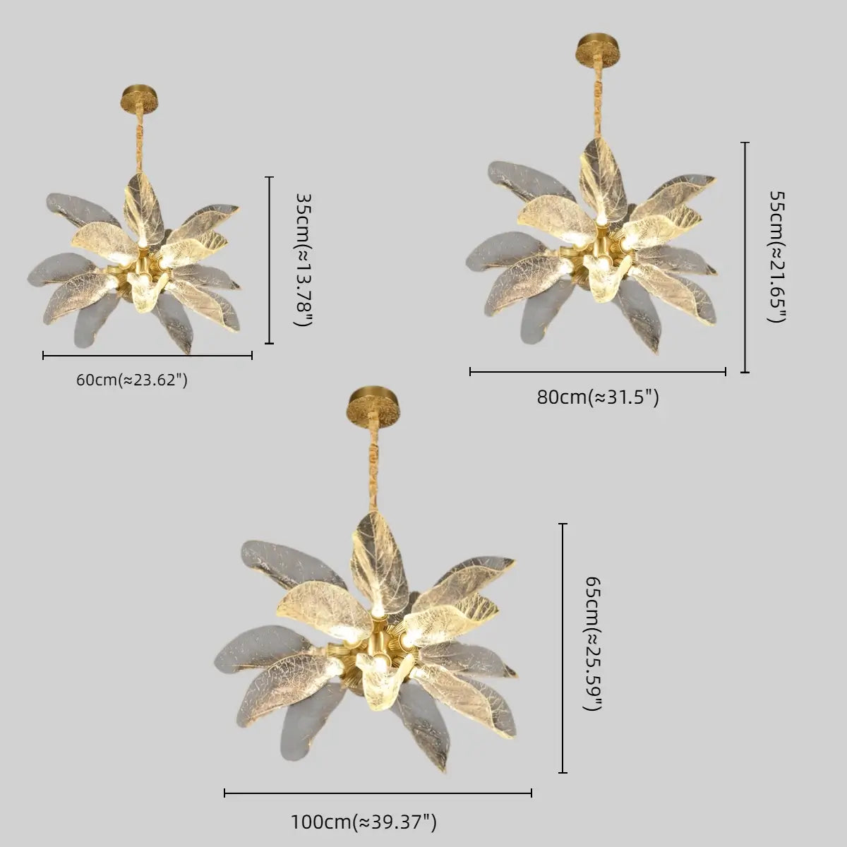 Velora Elegant Organic Chandelier