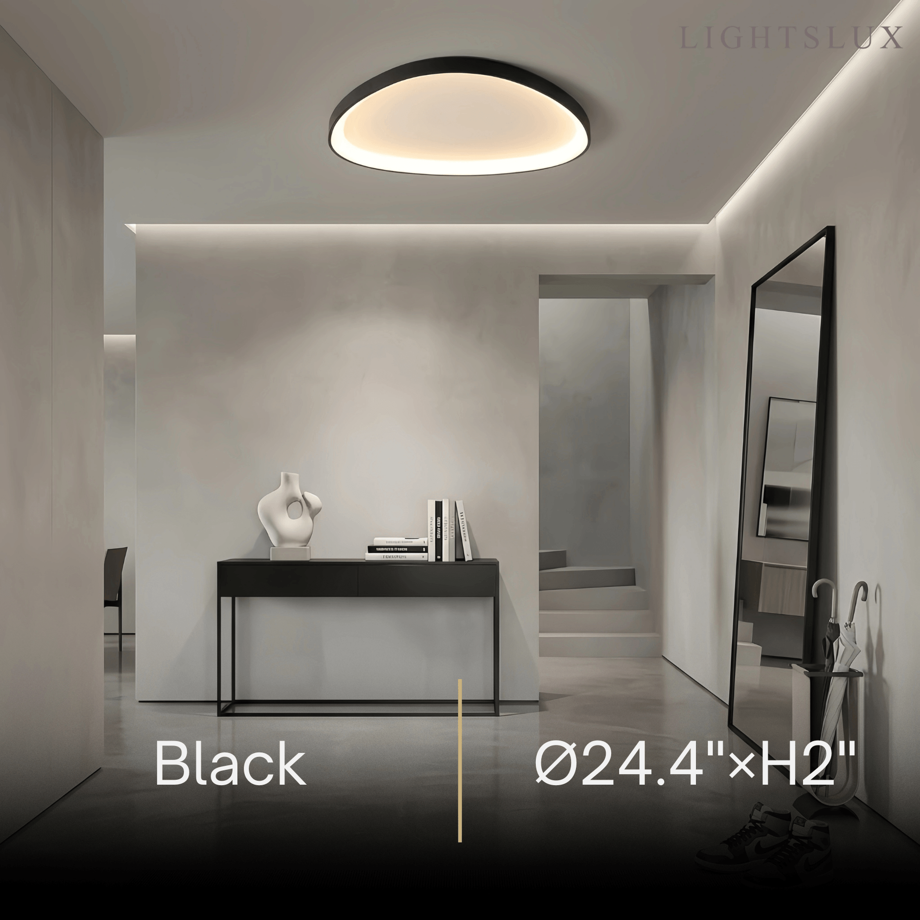 Vivara Minimalist Low Profile Ceiling Light