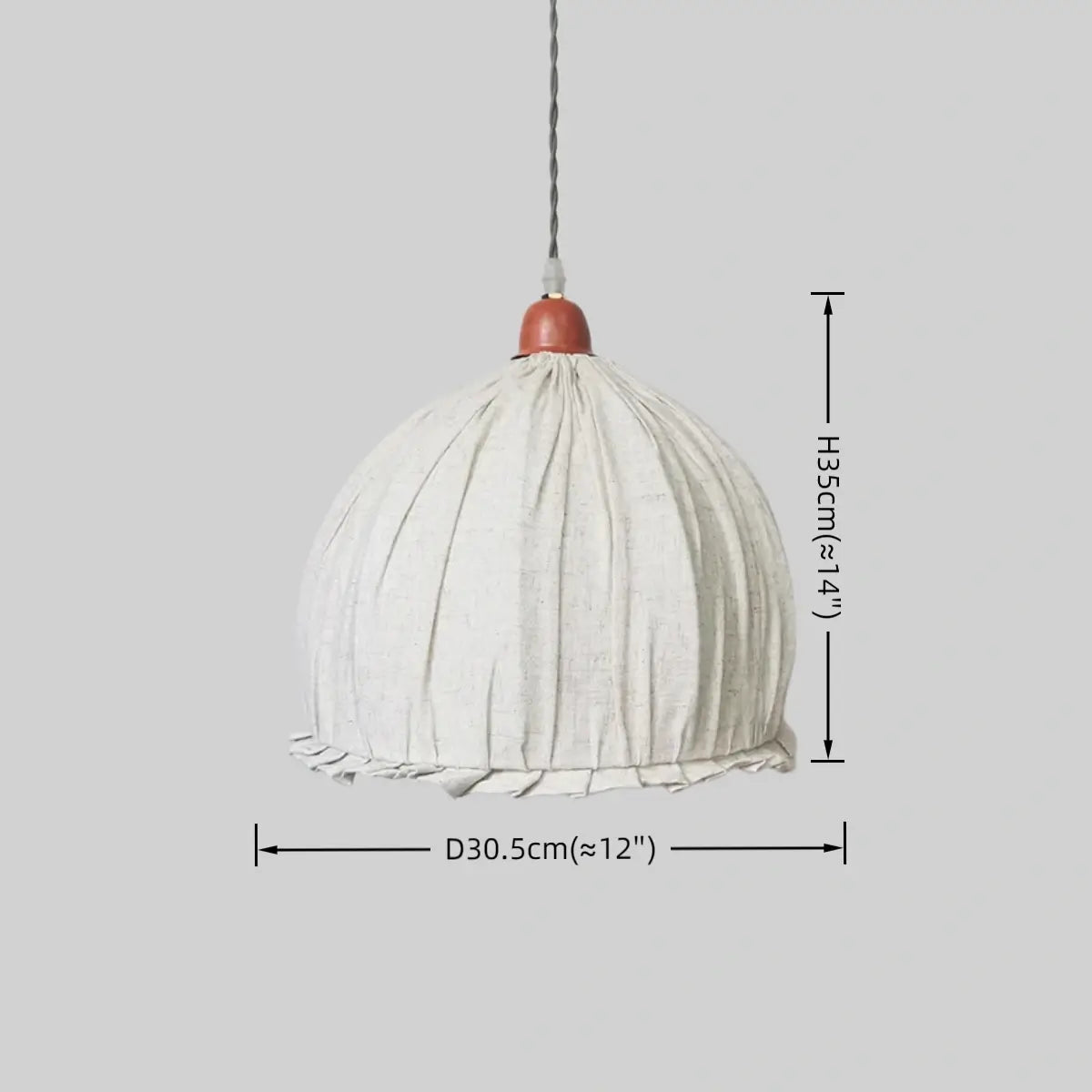 Zenno Minimalist Fabric Pendant Light