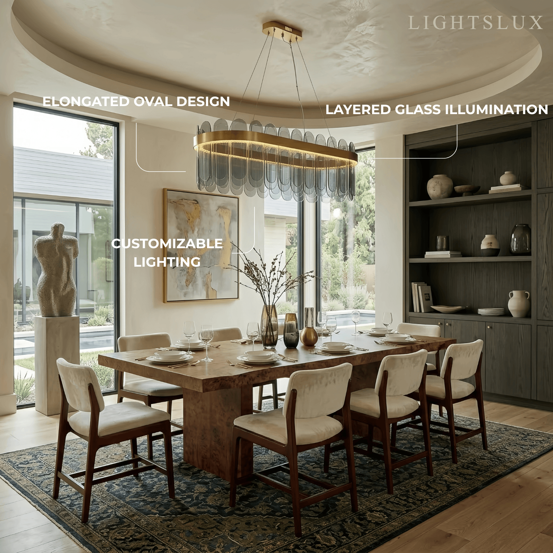 Elegant_Long_Oval_Glass_Chandelier_--_Gold