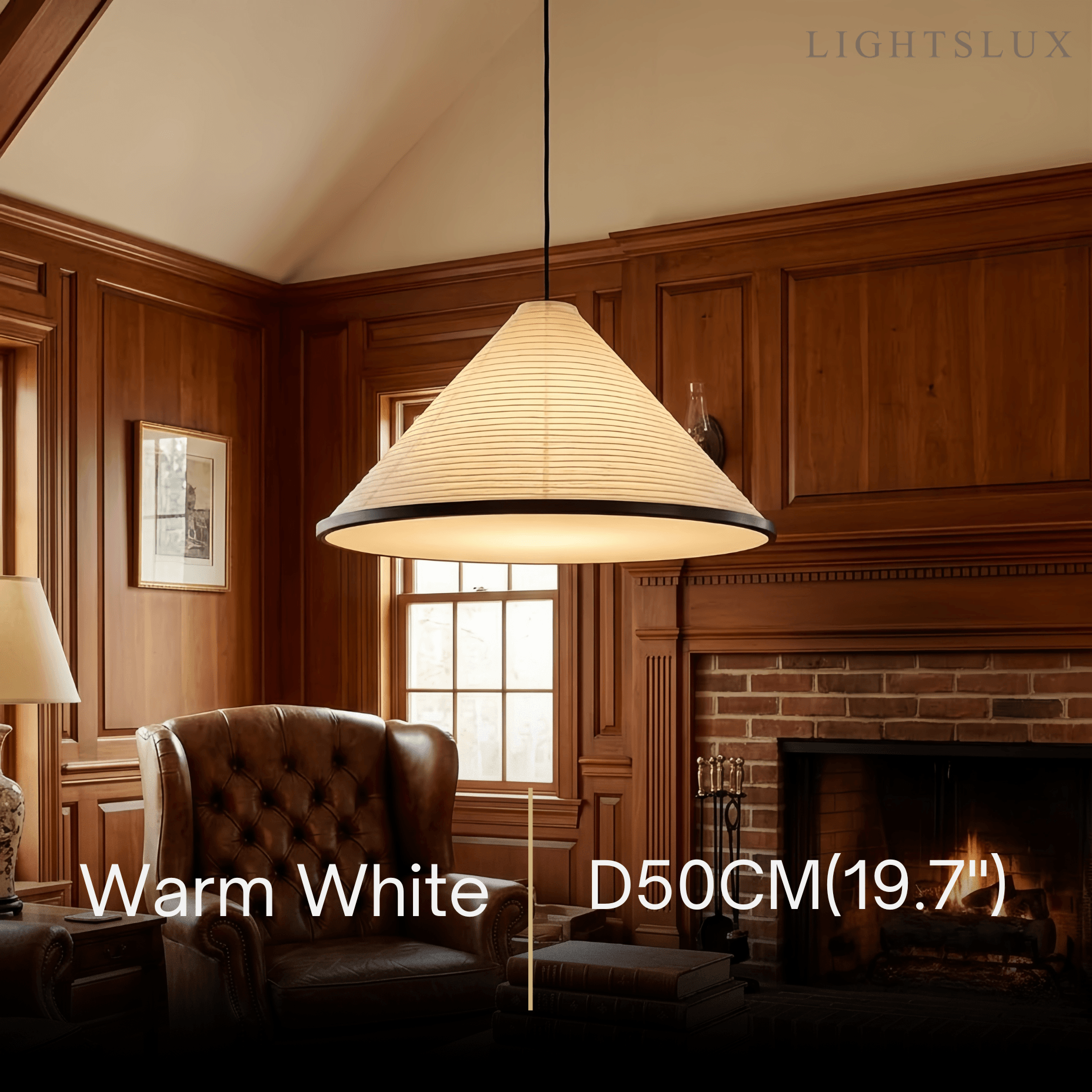 Crema Minimalist Pendant Light -- LED for Living Room