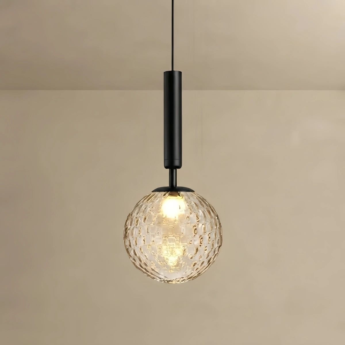 Vetro_Modern_Gold_Pendant_Light_Globular_Glass