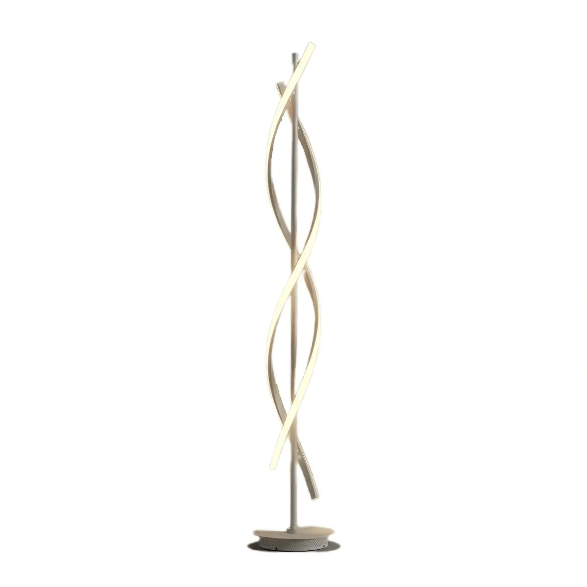 Arcato Modern Black & White Floor Lamp