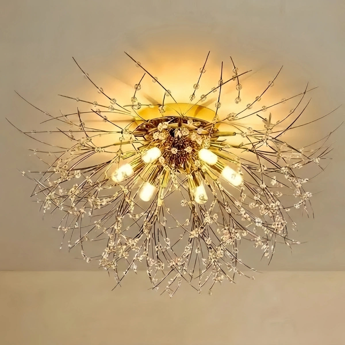 Metal_Ceiling_Light_Gold_Dandelion_Shape_for_Living_Room