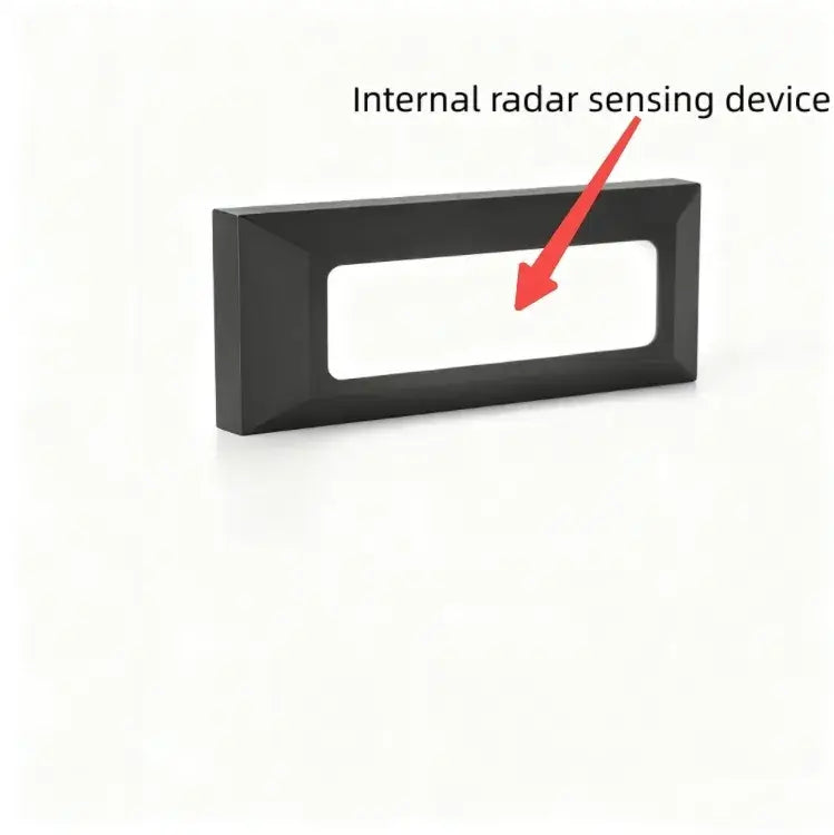 Minimalist Black LED Deck Step Light