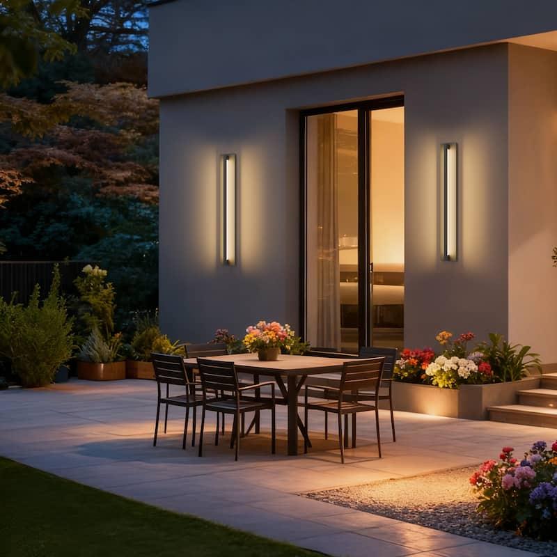 Outdoor wall light scene image